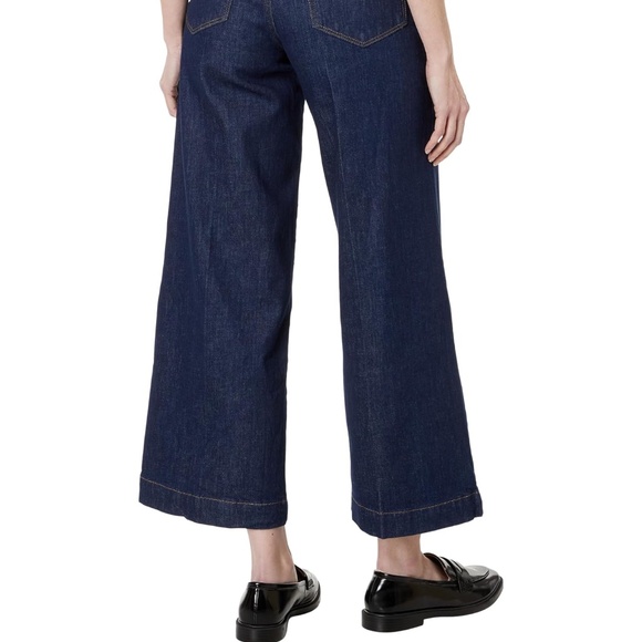 PAIGE Women's Harper Ankle Patch Pocket Wide Leg Jeans - Kinsley Size 32 NWT - Picture 7 of 11